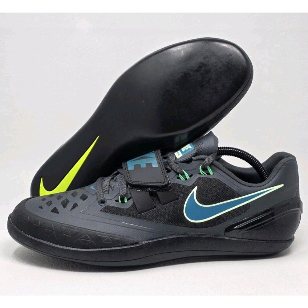 New Nike Zoom Rotational 6 Track Throwing Shoes Black Men's Size 9.5 FZ9606-001